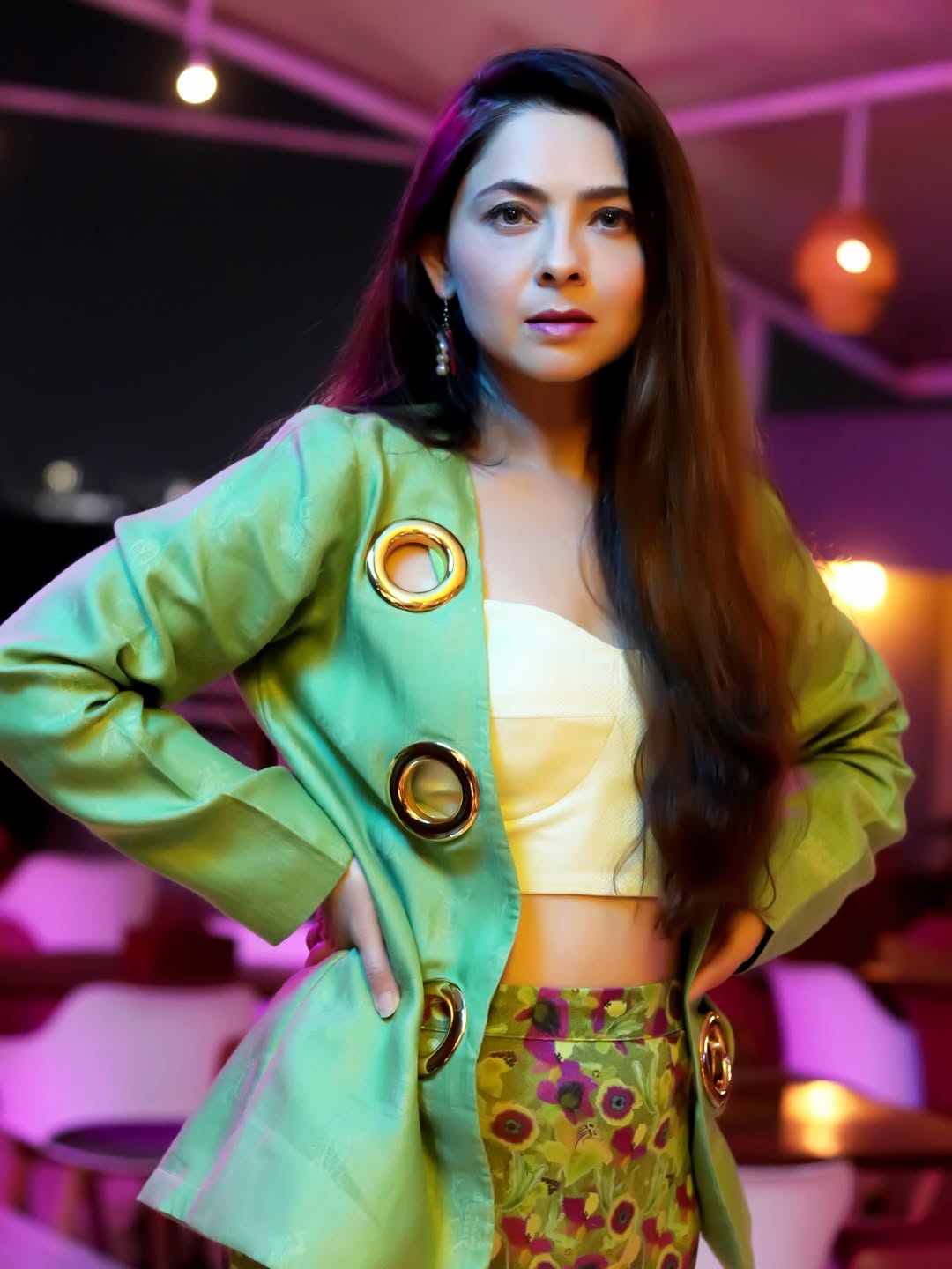 Sonalee Kulkarni Blazer Suit Look