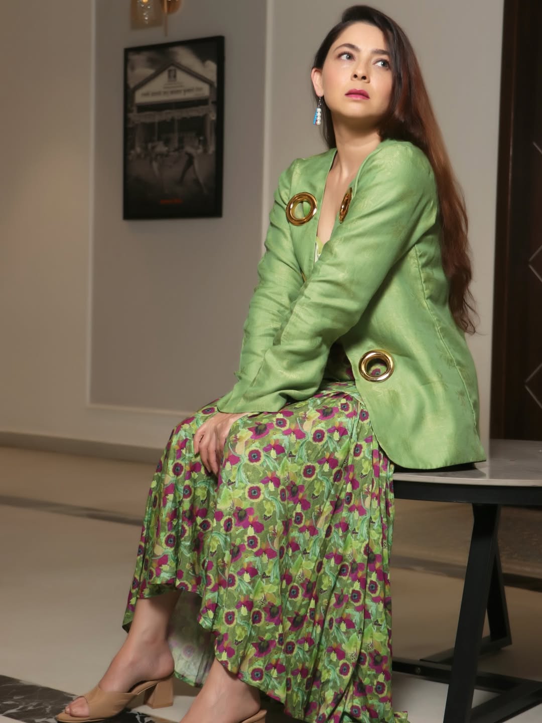 Sonalee Kulkarni Blazer Suit Look