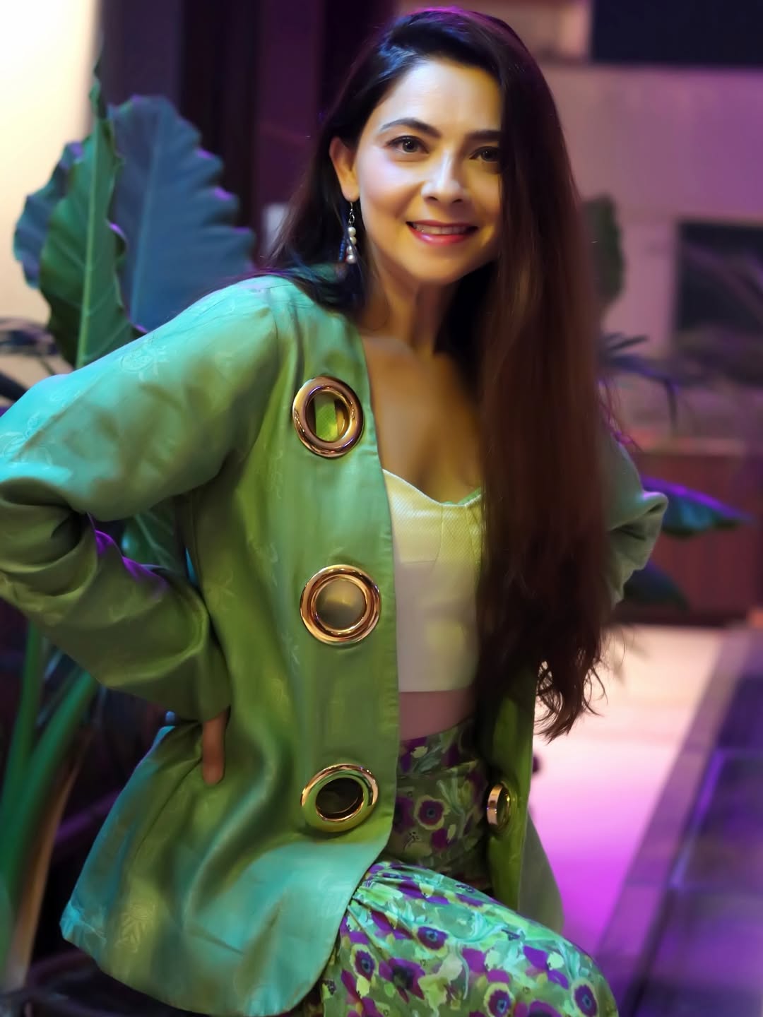 Sonalee Kulkarni Blazer Suit Look