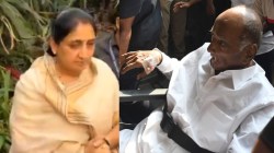 Sharad Pawar Health Update : उपमुख्यमंत्री सुनेत्रा पवार शरद पवारांच्या भेटीला, रुबी रुग्णालयात पार्थ पवार आणि जय पवारही उपस्थित