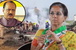 Supriya Sule Post on ajit pawar plane crash