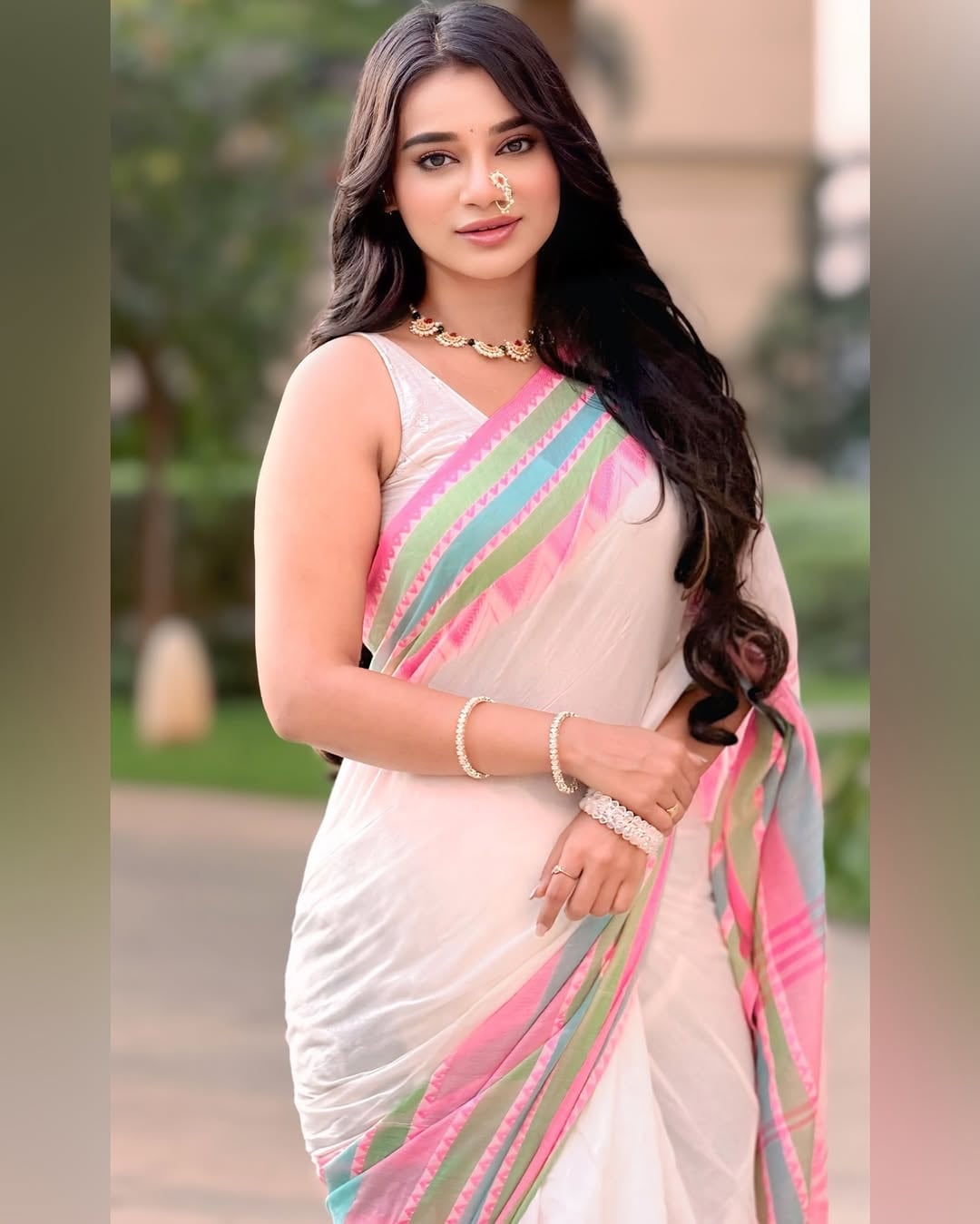 Tanvi Kolte Paithani Saree Look