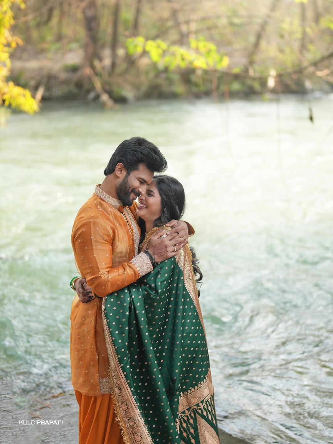 Vishal Nikam Akshaya Hindalkar Engagement Photos