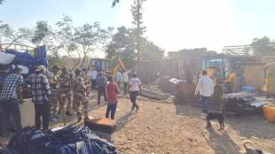 Ambernath Shetki Society Encroachment Action | अंबरनाथ शेतकी सोसायटी जमीन कारवाई