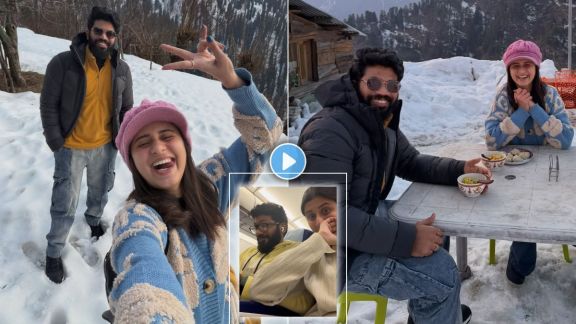 bigg boss marathi 5 fame ankita walawalkar wedding anniversary at himachal pradesh shares romantic post for husband kunal bhagat watch video