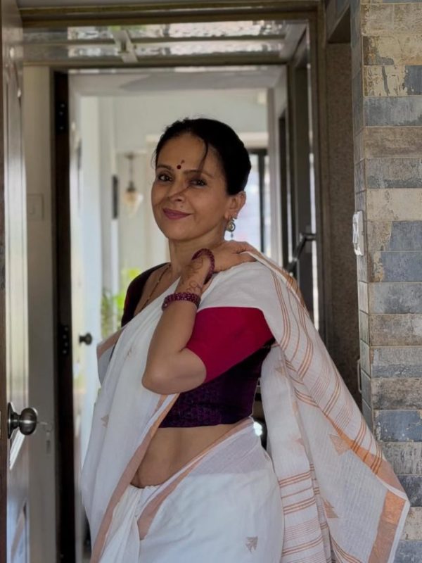 Aishwarya Narkar saree look