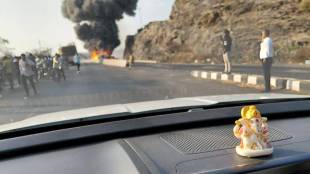 Dhule Highway Accident Diesel Tanker Fire Sakri | धुळे महामार्ग डिझेल टँकर अपघात साक्री आग