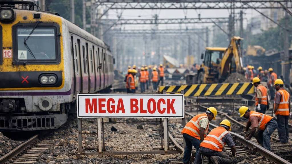 Mumbai Local Train Mega Block | मुंबई लोकल मेगाब्लॉक रविवार | Central Railway | Western Railway | Mumbai News Mumbai Local Train Mega Block | मुंबई लोकल मेगाब्लॉक रविवार | Central Railway | Western Railway | Mumbai News