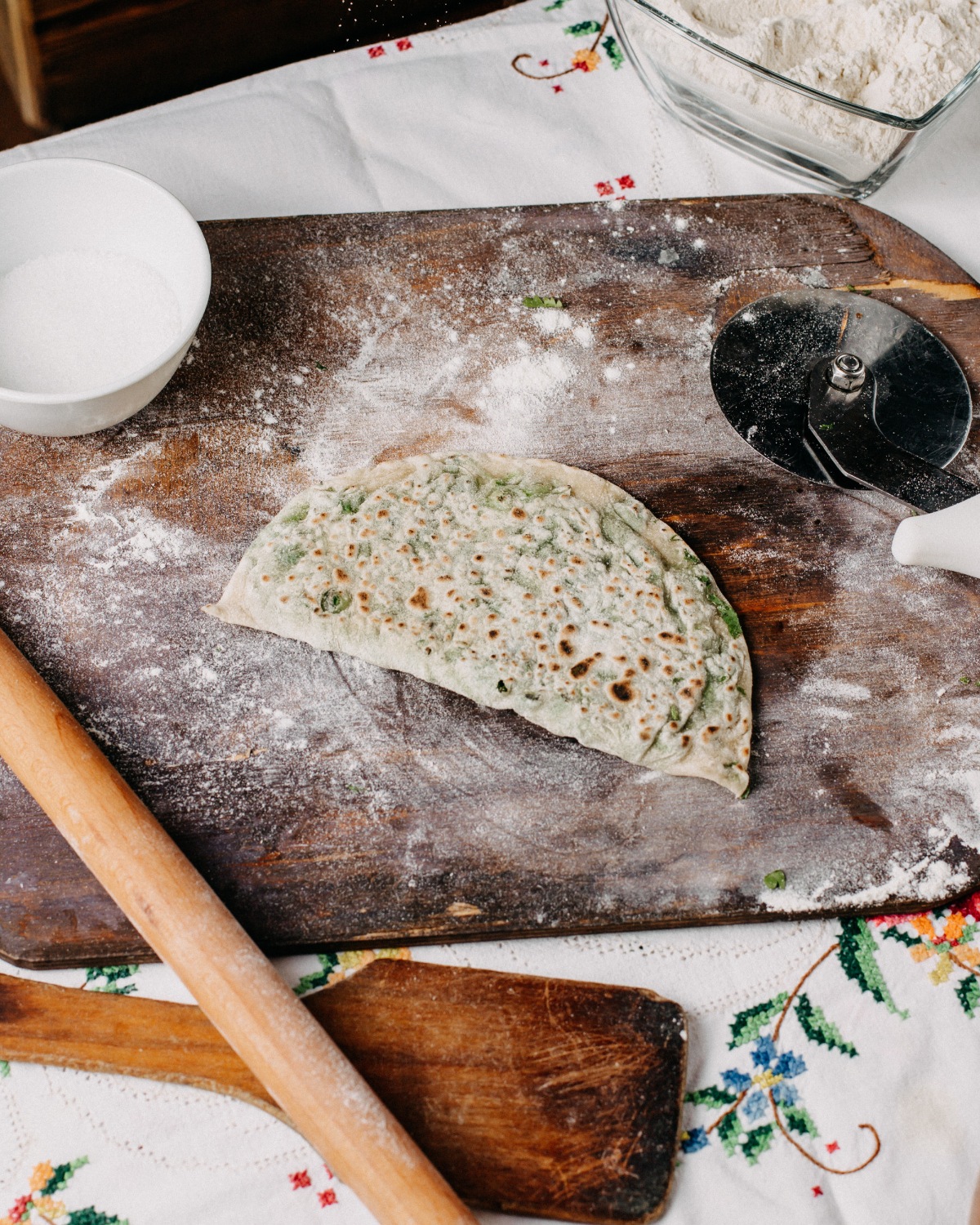 khakra at Home with using methi