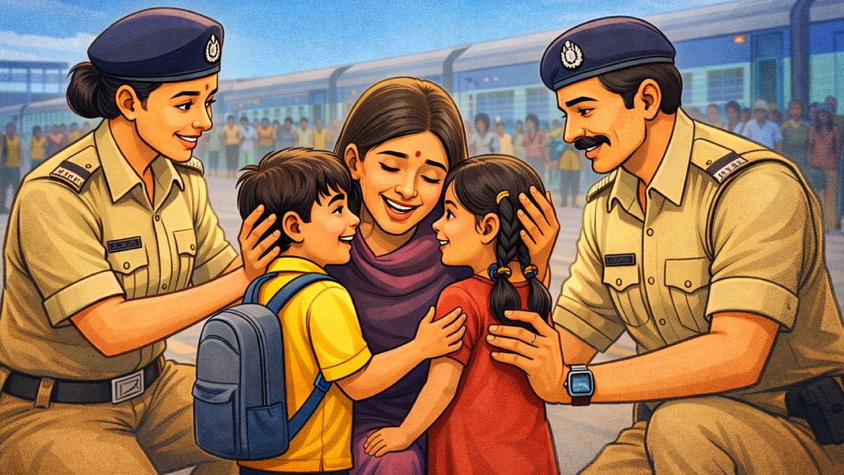 lost children reunites with mother