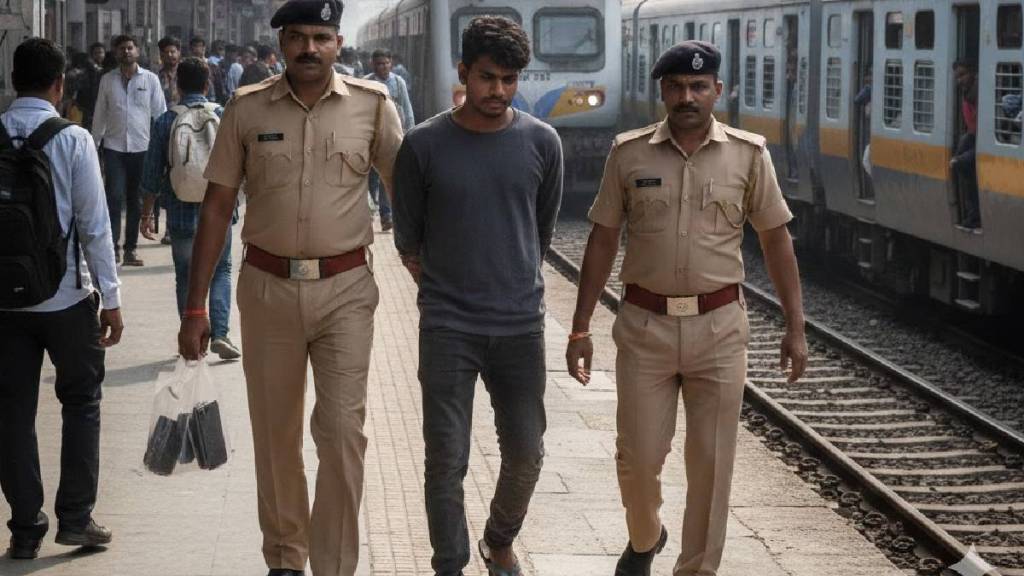 Nalasopara Railway Station Mobile Thief Arrested | नालासोपारा रेल्वे स्थानक मोबाईल चोर अटक आरपीएफ कारवाई Nalasopara Railway Station Mobile Thief Arrested | नालासोपारा रेल्वे स्थानक मोबाईल चोर अटक आरपीएफ कारवाई