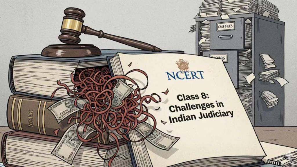 NCERT Class 8 Textbook Controversy | Judicial Corruption News Marathi | NCERT अभ्यासक्रम वाद | सर्वोच्च न्यायालय आणि भ्रष्टाचार मजकूर NCERT Class 8 Textbook Controversy | Judicial Corruption News Marathi | NCERT अभ्यासक्रम वाद | सर्वोच्च न्यायालय आणि भ्रष्टाचार मजकूर