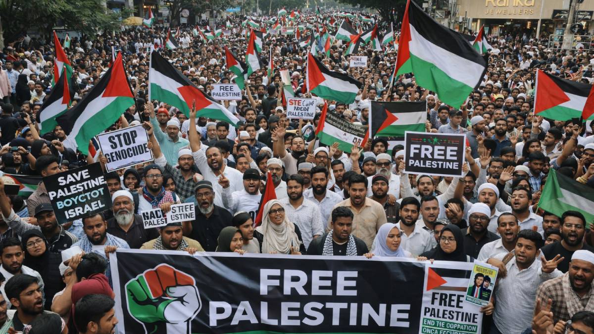 Pune Palestine Protest News,