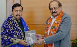 भाजप राष्ट्रीय अध्यक्ष नितीन नबीन यांना अहिल्यानगर भेटीचे मंत्री राधाकृष्ण विखे-पाटील यांचे निमंत्रण