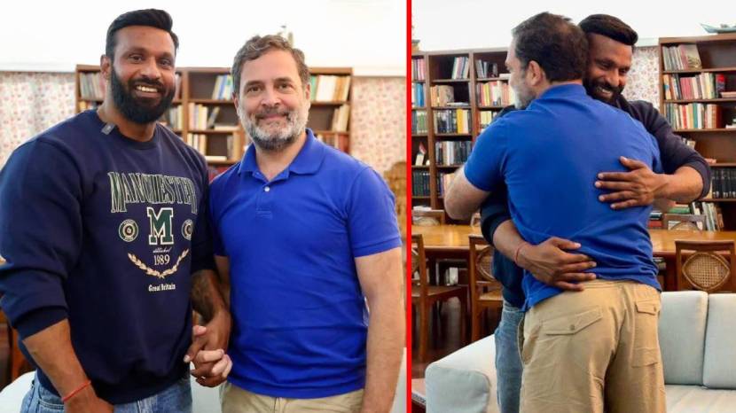 Rahul Gandhi meeting Mohammad Deepak Uttarakhand