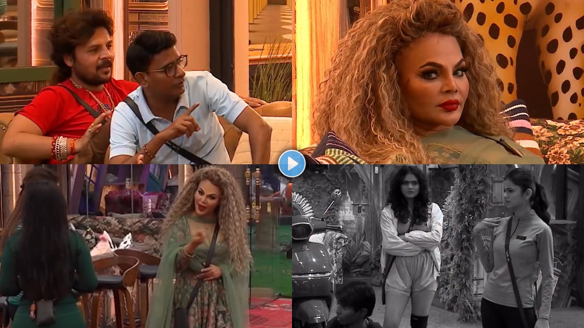 rakhi sawant fight with all members in bigg boss marathi 6