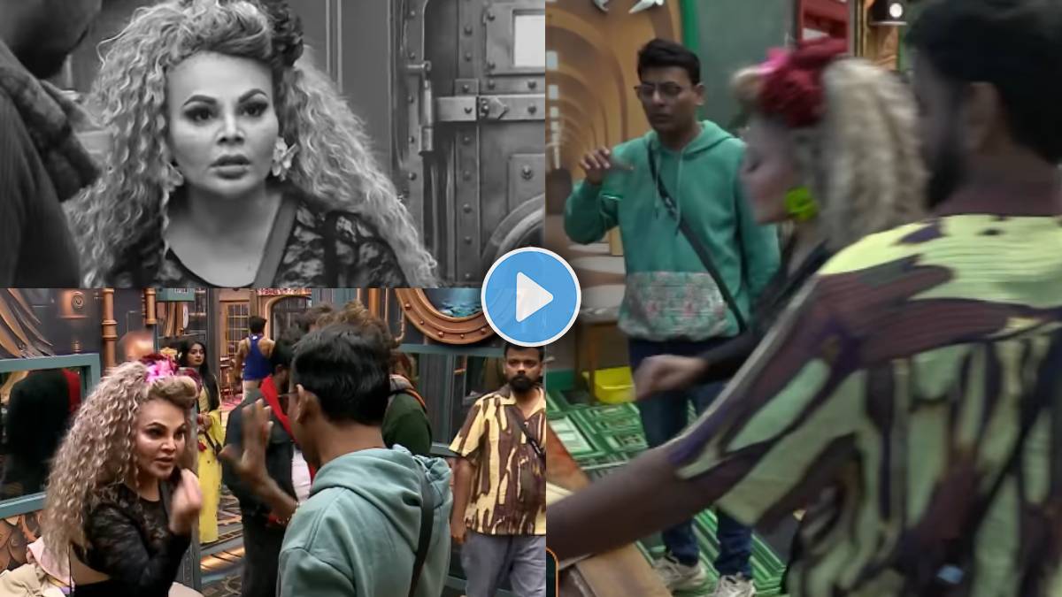 bigg boss marathi 6 rakhi sawant break property in the house angry on sagar