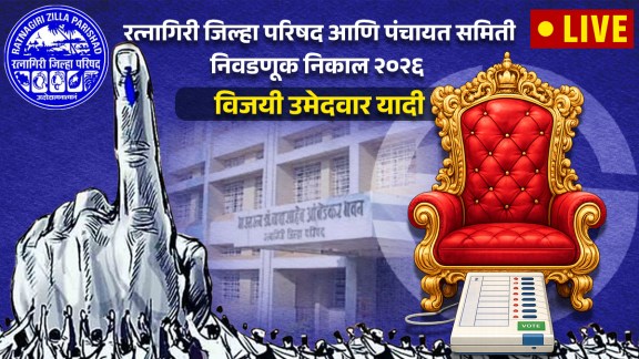 Ratnagiri ZP Election Result 2026 Ward Wise Winner List | रत्नागिरी जिल्हा परिषद वॉर्डनिहाय निकाल २०२६
