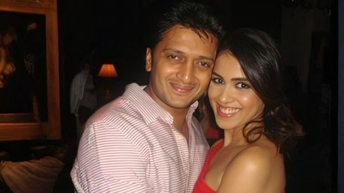 riteish deshmukh shared romentic photos on instagram pens heartfelt not for wife genelia