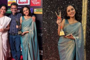 Sajiri Joshi Zee Chitra Gaurav Award | साजिरी जोशी झी चित्र गौरव | Rujuta Deshmukh Daughter | April May 99 Actress