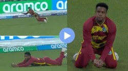 Shimron Hetmyer: ‘कॅच ऑफ द टूर्नामेंट’, हेटमायरने डाईव्ह मारून एका हाताने पकडला अविश्वसनीय कॅच; पाहा Video