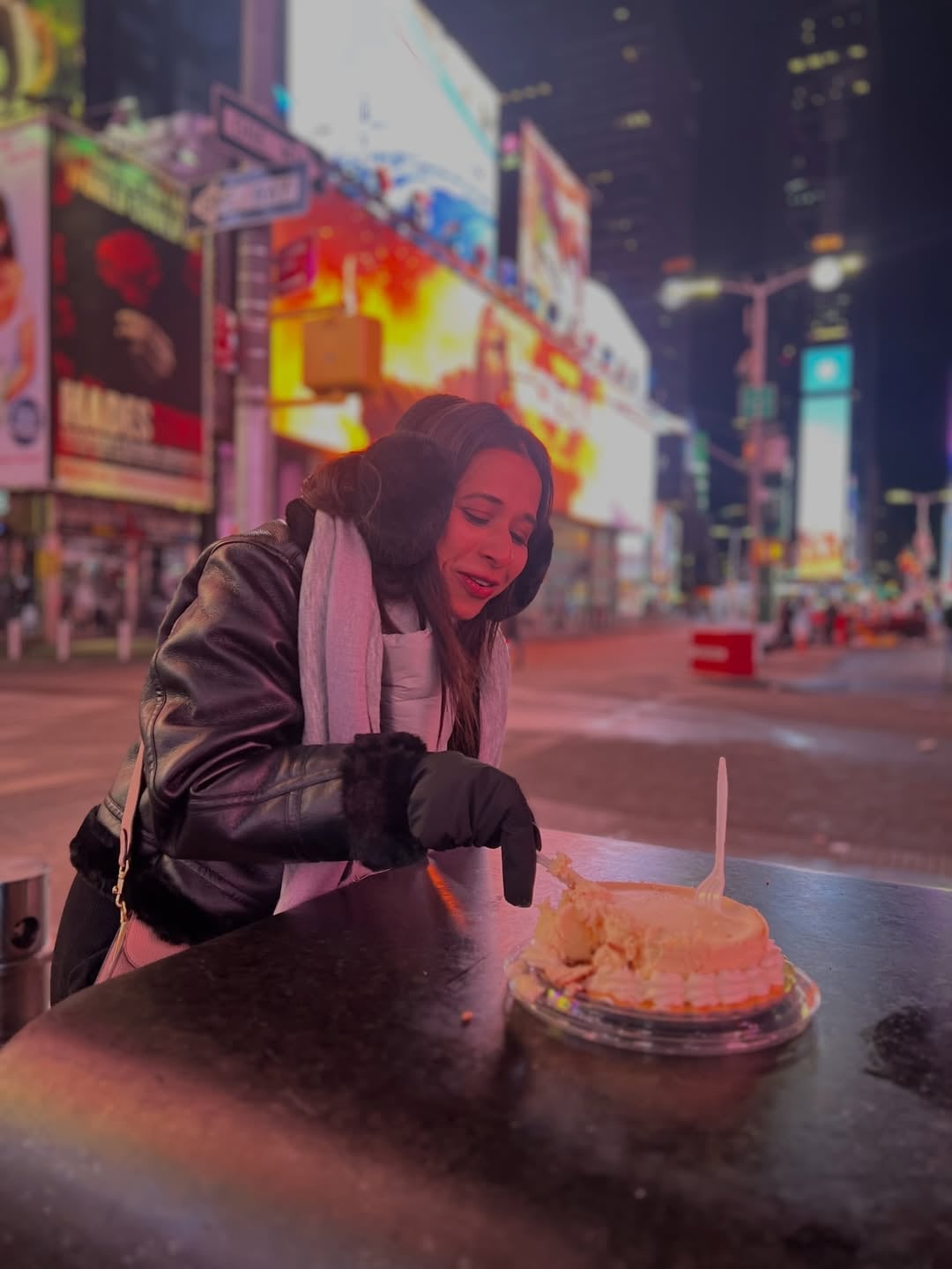 shreya bugde celebrate birthday near new york times square shares photos