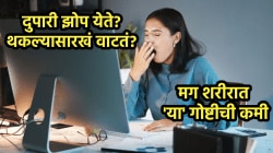 दुपारी झोप येते? थकल्यासारखं वाटतं? मग शरीरात असू शकते ‘या’ गोष्टीची कमी, वेळीच लक्ष द्या नाहीतर होतील गंभीर परिणाम…