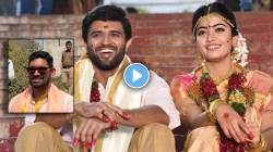Video: मिस्टर अँड मिसेस देवरकोंडा! उदयपूरमध्ये थाटात पडला रश्मिका-विजयचा लग्नसोहळा, भावाने वाटली मिठाई, म्हणाला…