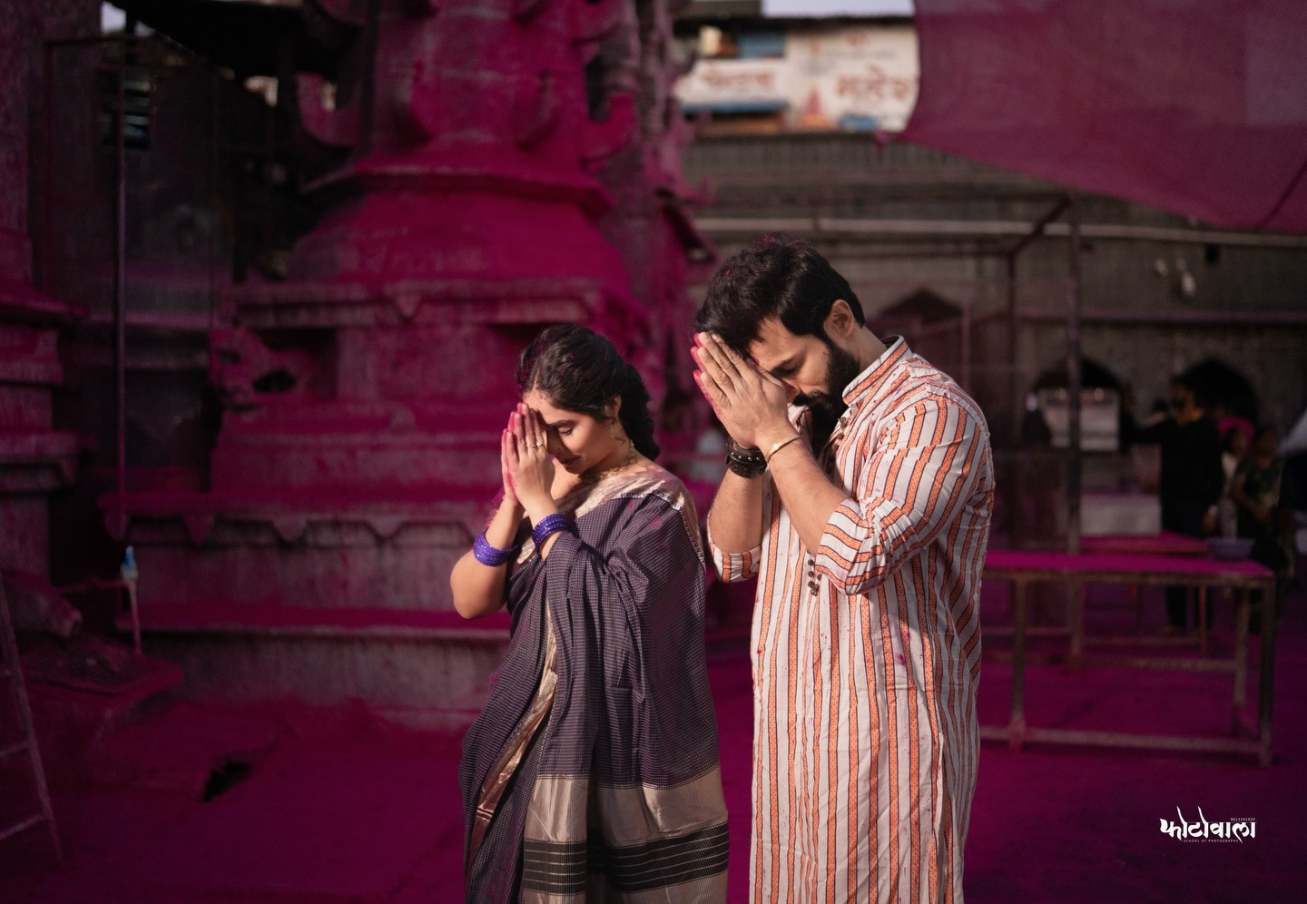 marathi actor vishal nikam and actress akshaya hindalkar visits jyotiba temple shares photos on instagram