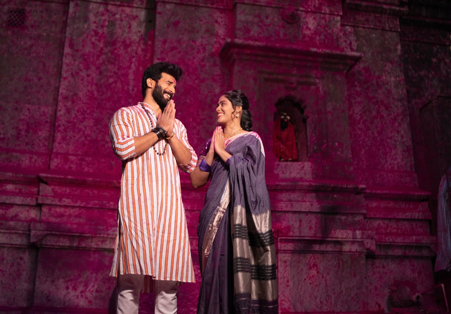 marathi actor vishal nikam and actress akshaya hindalkar visits jyotiba temple shares photos on instagram