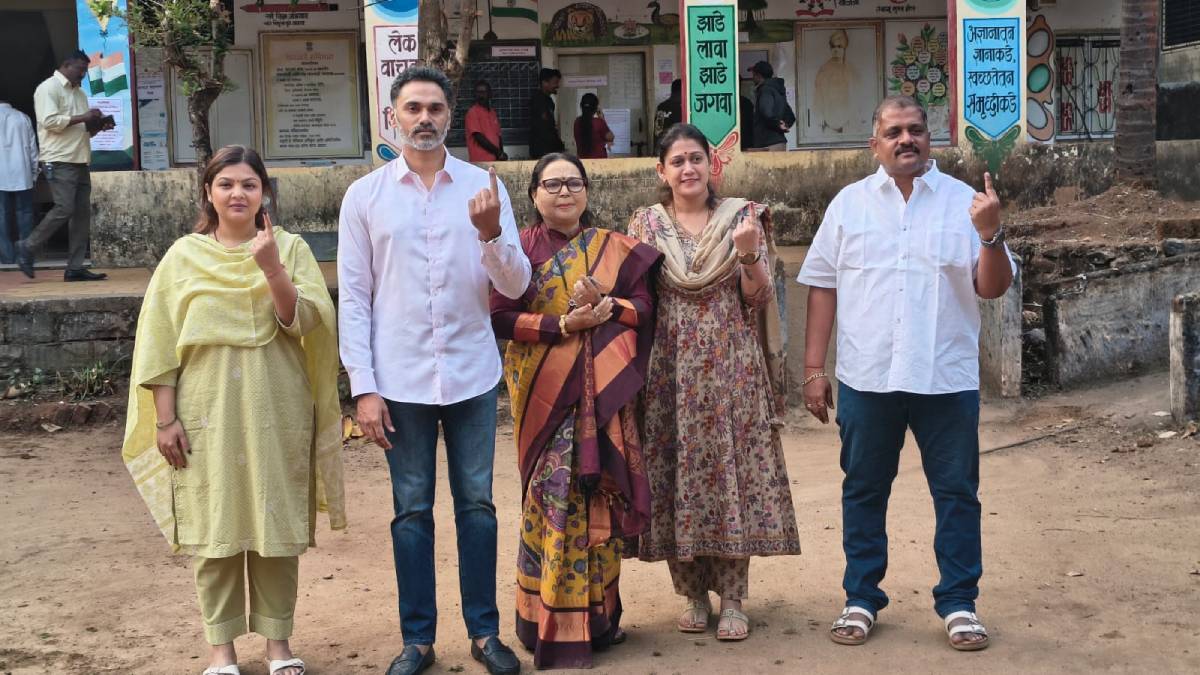 Yogesh Kadam family voting news