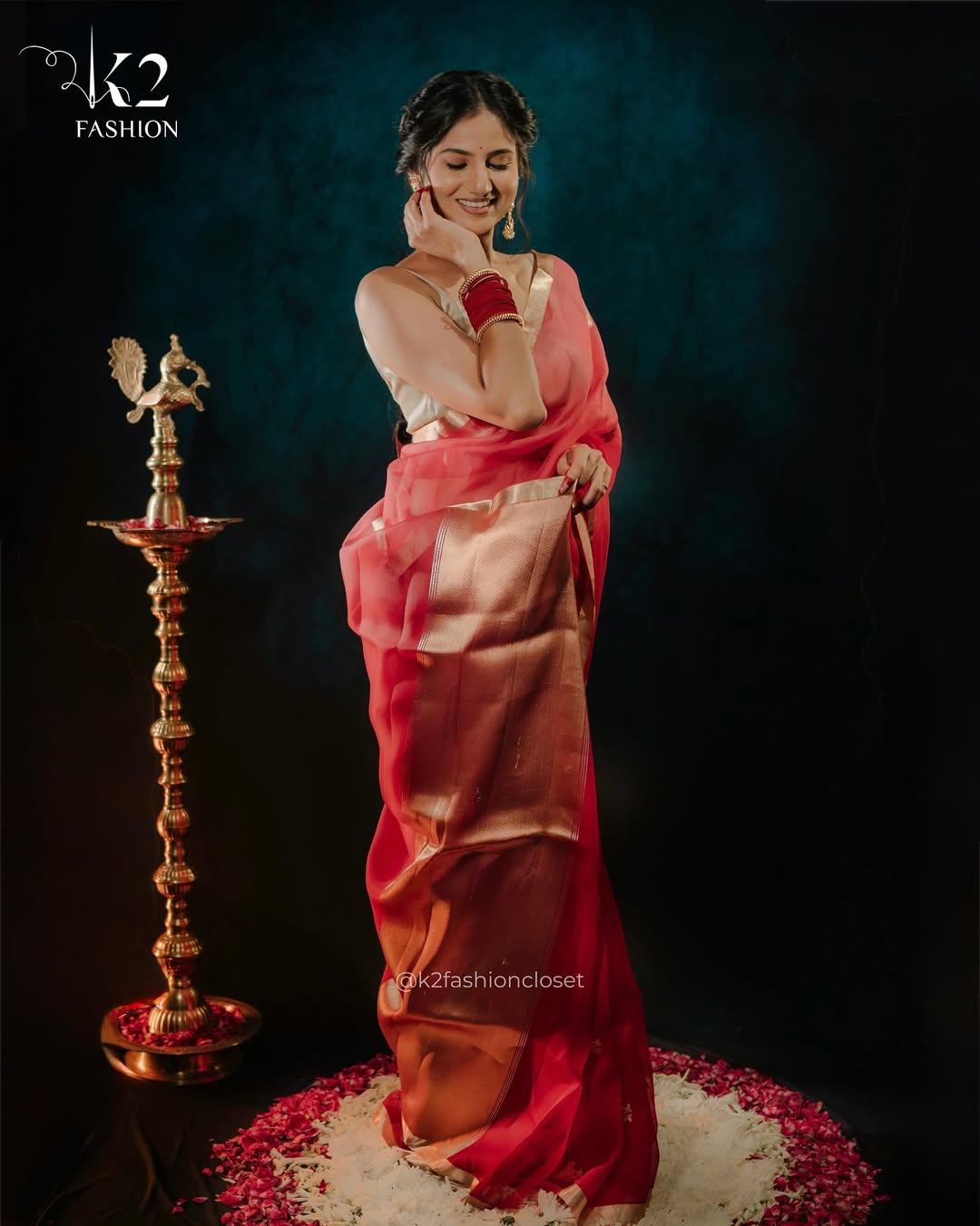 Pooja Birari black gown look
