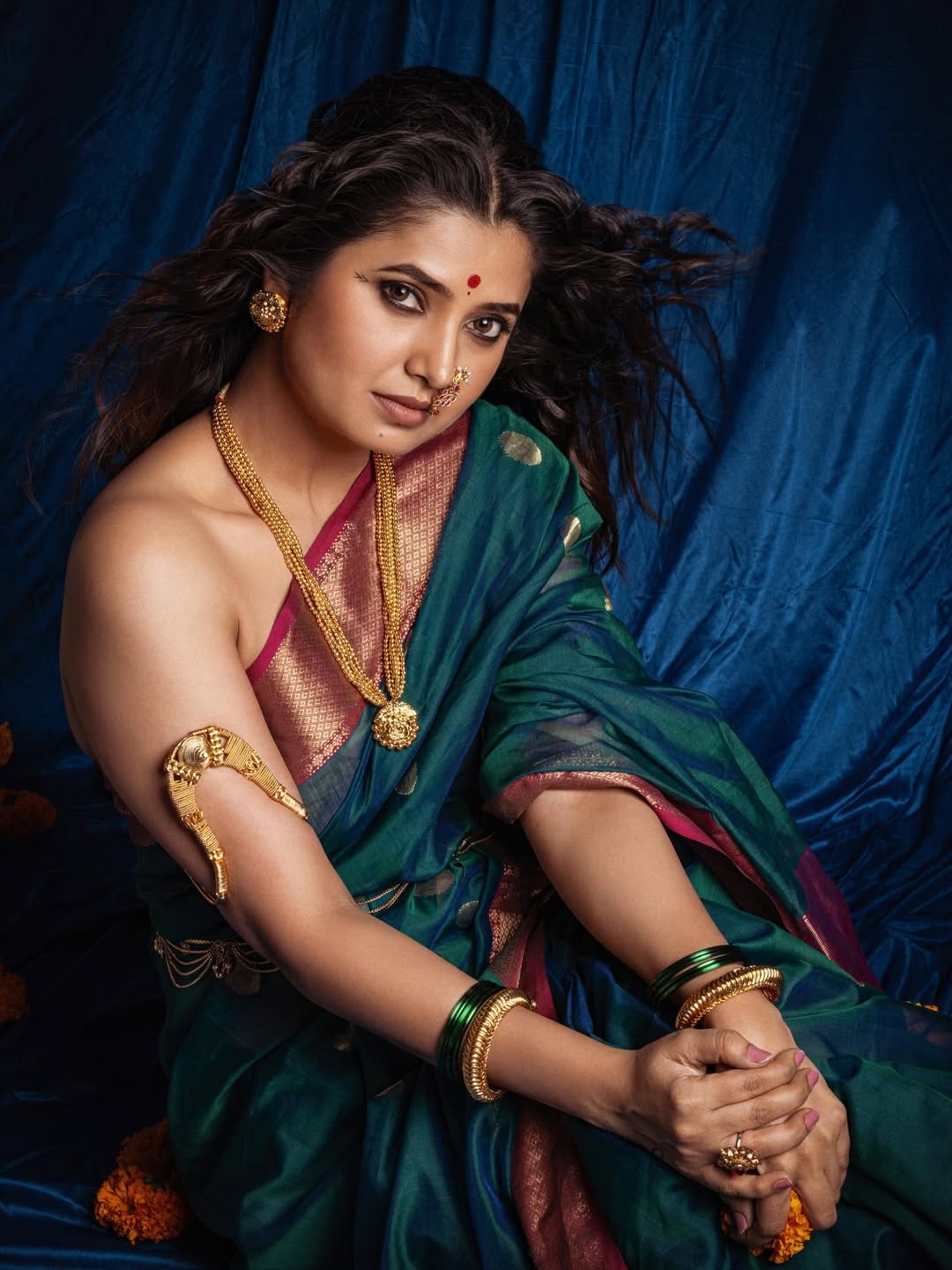 Prajakta Mali hot pink outfit photos