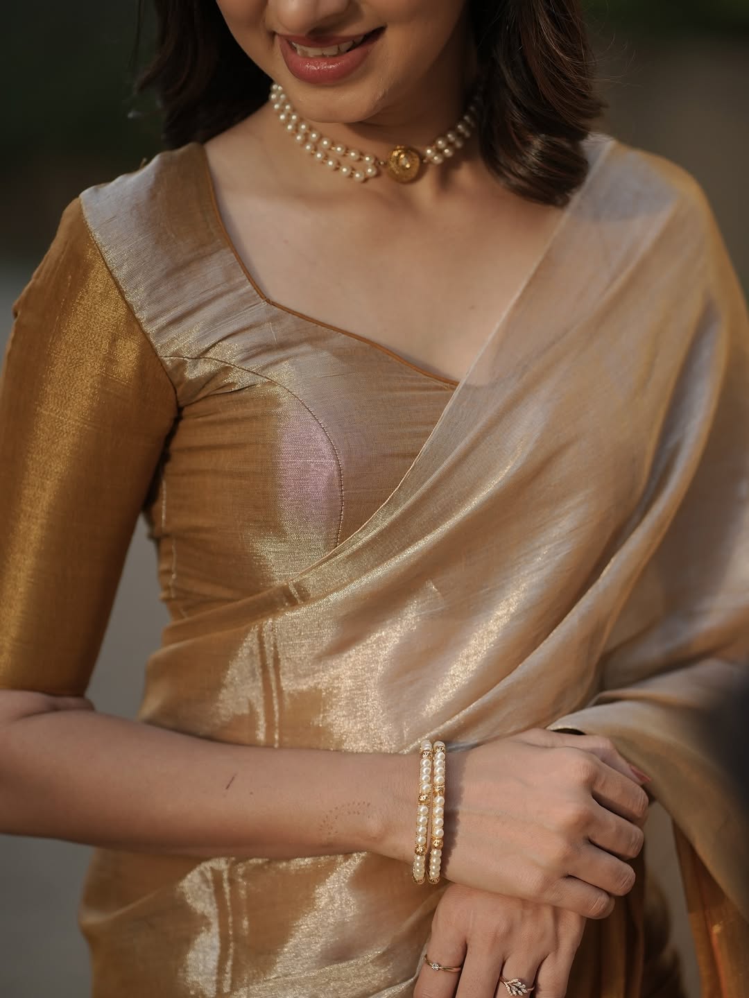 Ankita Walawalkar traditional saree look