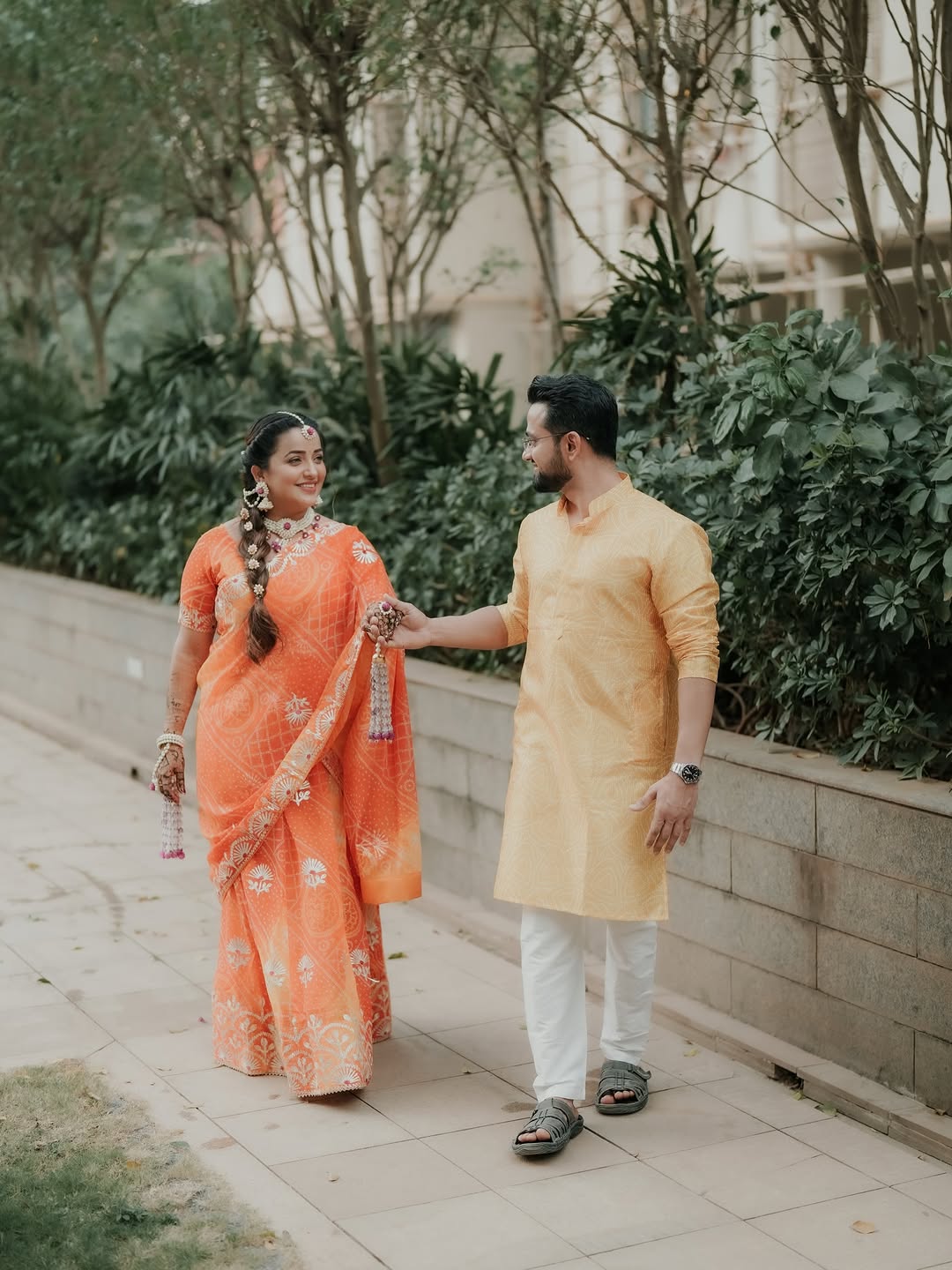 Apurva Nemlekar Hampi honeymoon trip