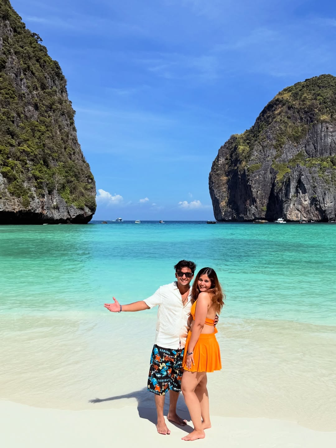 Anushka Pimputkar and Meghan Jadhav honeymoon photos in Thailand