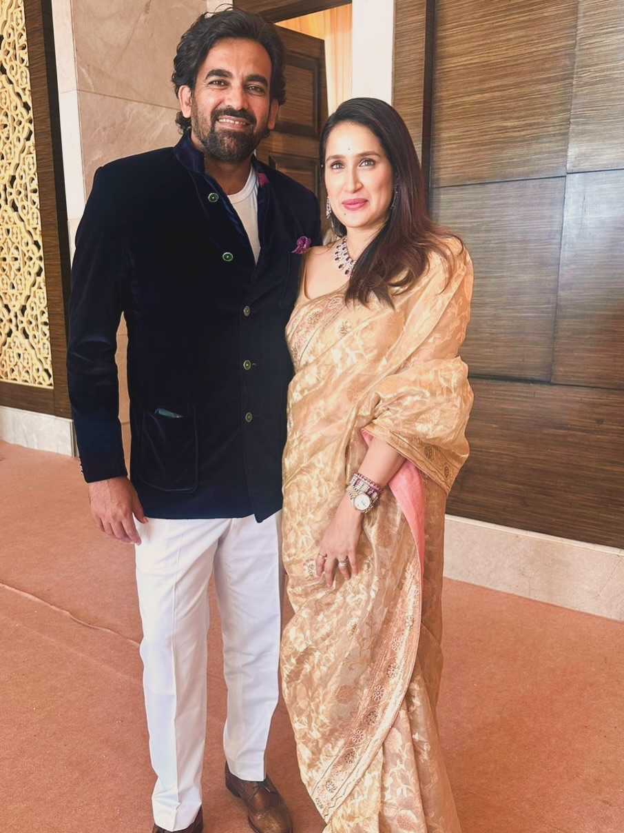 Sagarika Ghatge Arjun Tendulkar wedding appearance,