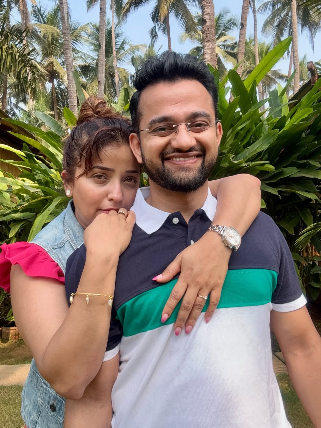 Apurva Nemlekar honeymoon photos Goa