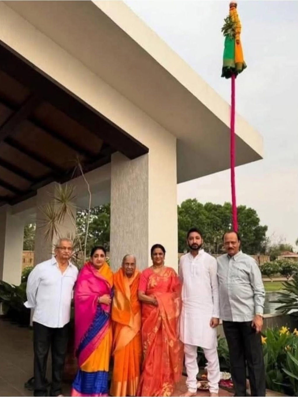 Ajit Pawar first Gudi Padwa after death, Parth Pawar emotional post