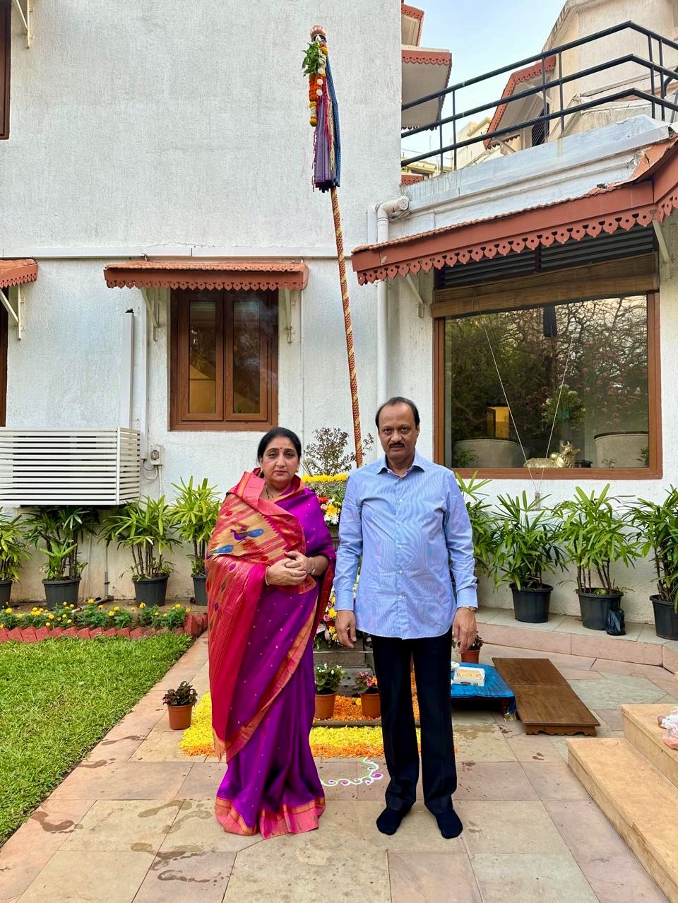 Ajit Pawar first Gudi Padwa after death, Parth Pawar emotional post