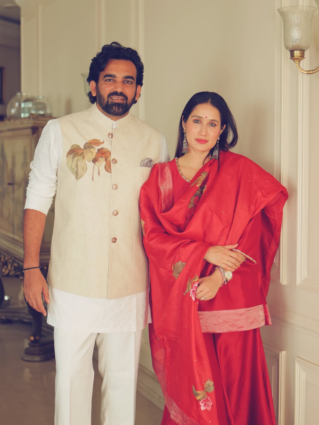 Zaheer Khan and Sagarika Ghatge Eid celebration photos