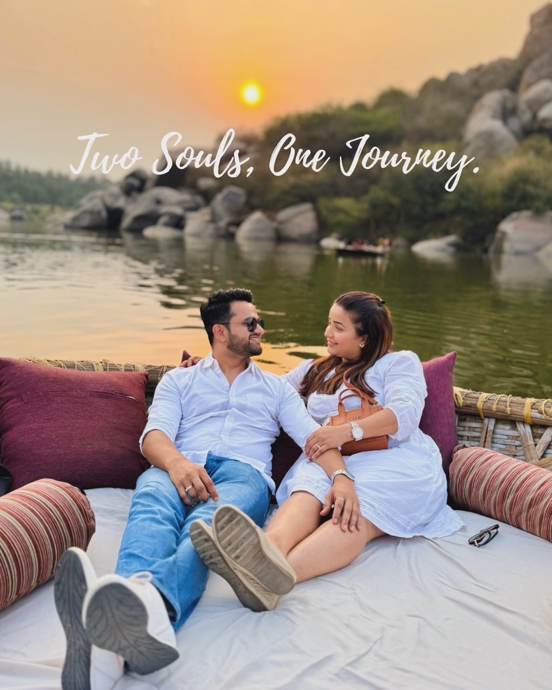 Apurva Nemalekar Hampi trip romantic couple photos