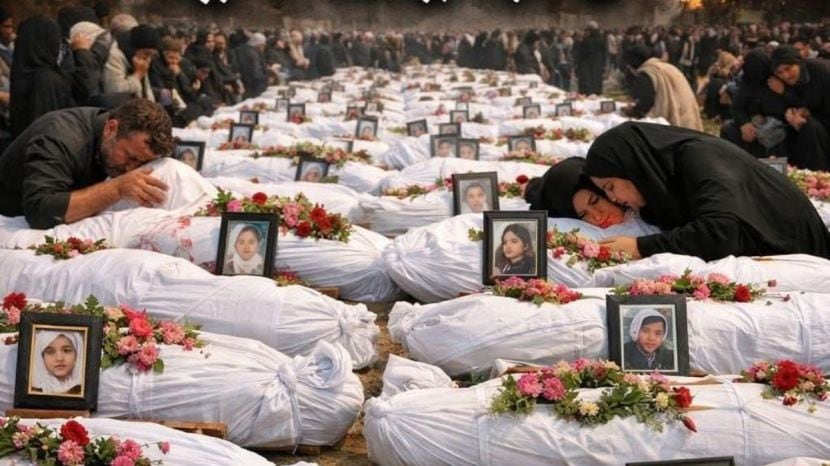 Iran School Girl Mass Funeral Photos