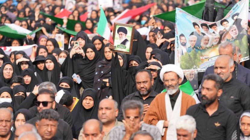 Iran School Girl Mass Funeral Photos