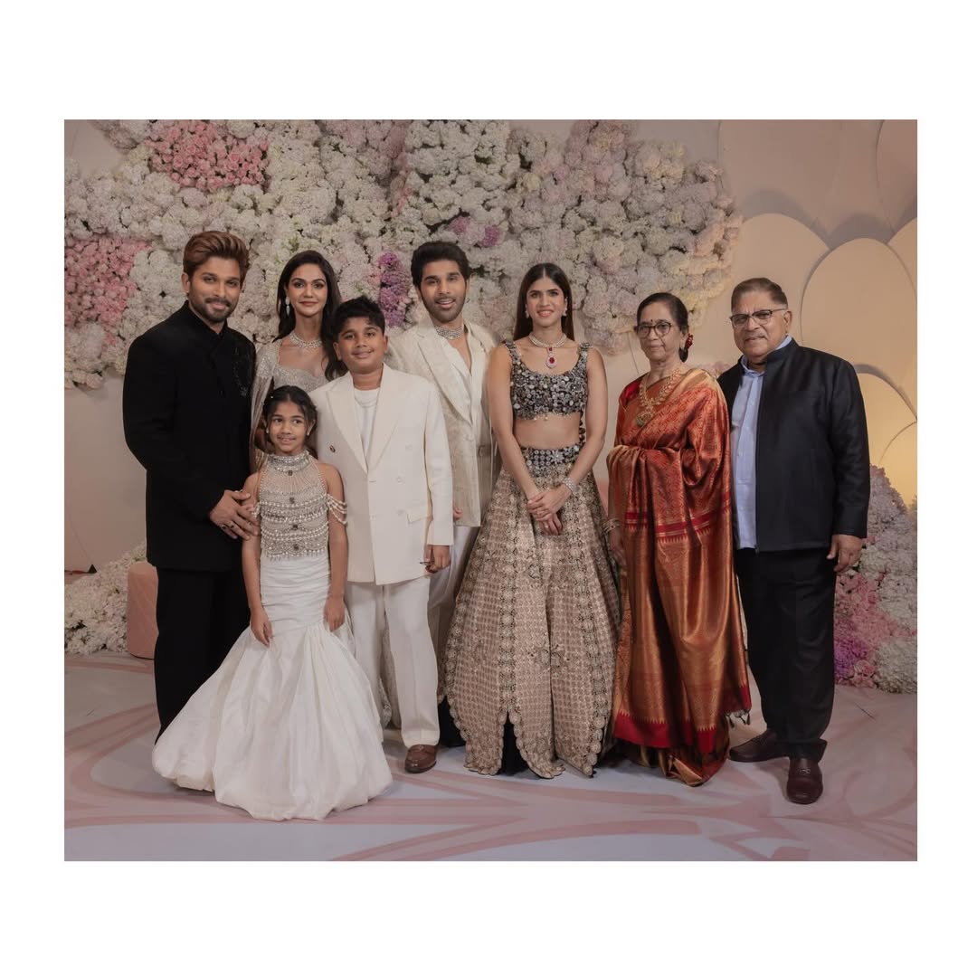 Allu Arjun Sneha Reddy Family Photos