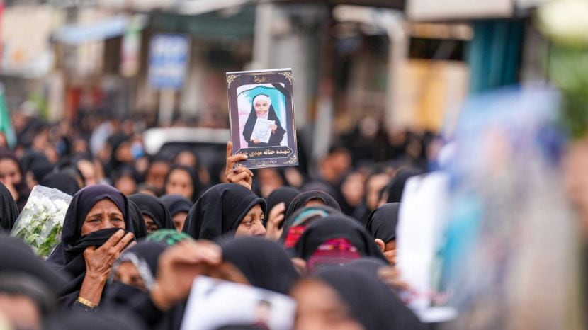 Iran School Girl Mass Funeral Photos
