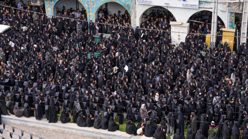 Iran School Girl Mass Funeral Photos