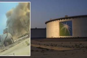 Iranian Shahed drones hit Saudi Aramco refinery.