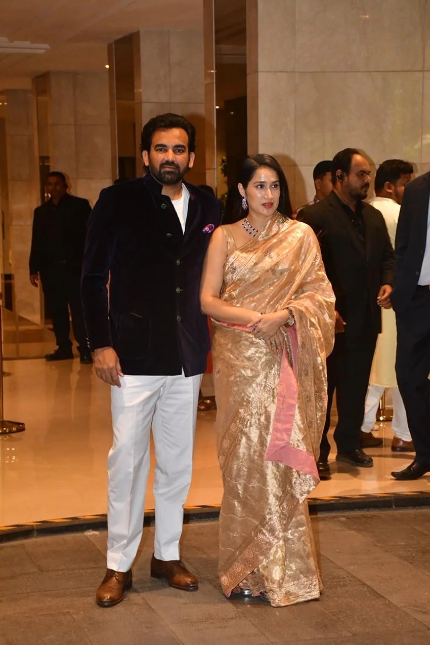 Sagarika Ghatge Arjun Tendulkar wedding appearance,