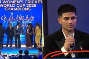 Shubman Gill Named as Champions Trophy Winning Captain instead Rohit Sharma BCCI Blunder in naman awards